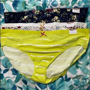 3 pair of nwt panties